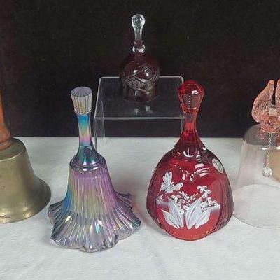 Collection of Decorative Bells - Fenton, Hand-Painted, & More!