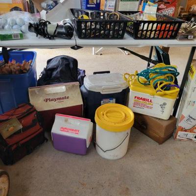 Fishing, golf gear and more