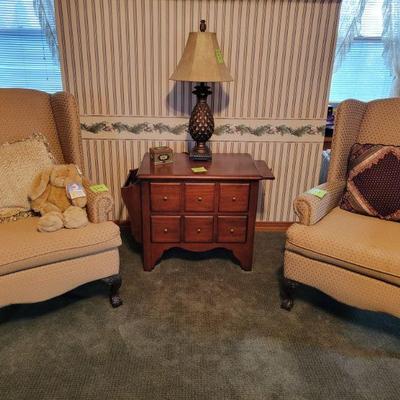 Sale Photo Thumbnail #42: Wingback Chairs