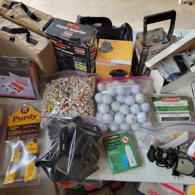 Fishing, golf gear and more