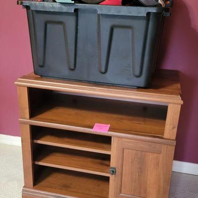 Hats and TV Stand 
