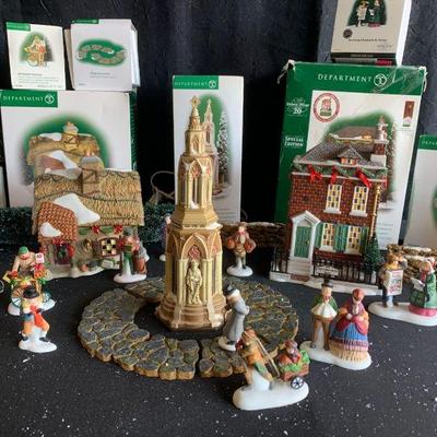 Ct102 department 56 village 1 christmas ceramics