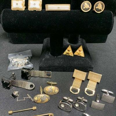 Ct327 cufflinks and pins 2