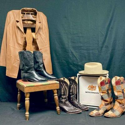 Ct301 stetson hat and cowboy boots