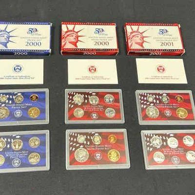 Ct318v u s. mint silver proof sets
