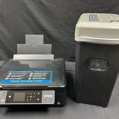 Ct410 black decker paper shredder and epson printer
