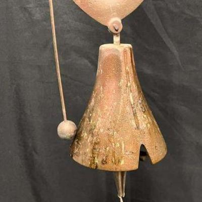 Ct389v vintage paolo soleri wind chime 2