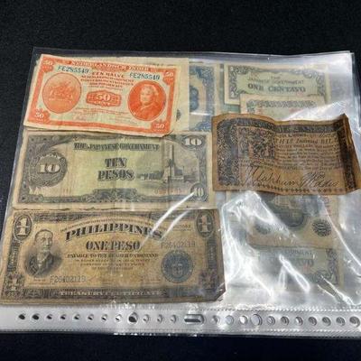 Ct380v vintage colonial foreign currnecy