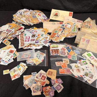 Ct409v lot of vintage stamps