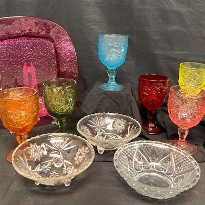 Ct349v vintage madonna inn wild rose goblets