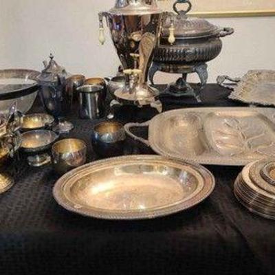  Silver Plated Serving Pieces