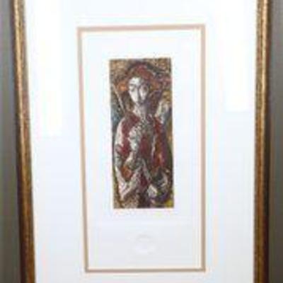 Color Etching of Harlequin