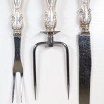 Sterling Silver Carving Set