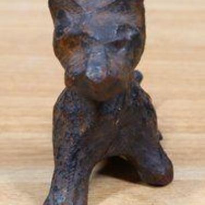 Bronzed Metal Scottish Terrier Figurine