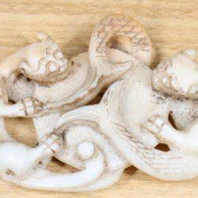 Chinese Carved Animal Statue Figurine