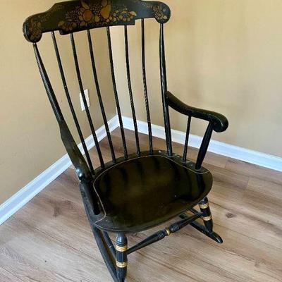 Lot 005-FR: Vintage Nichols & Stone Windsor Rocker
