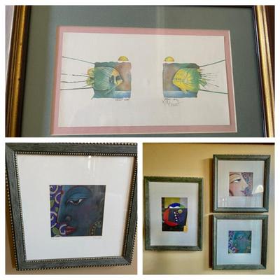 Lot 073-FR: Four Signed Prints (Faith Tyler and Paul Brent)