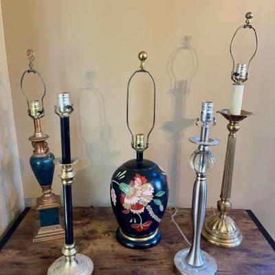 Lot 047-DR: Lamp Quintet