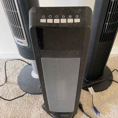 Lot 068-BON: Three Portable Heater Fans