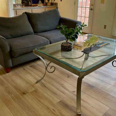 Lot 013-LR: Sofa and Coffee Table Vignette