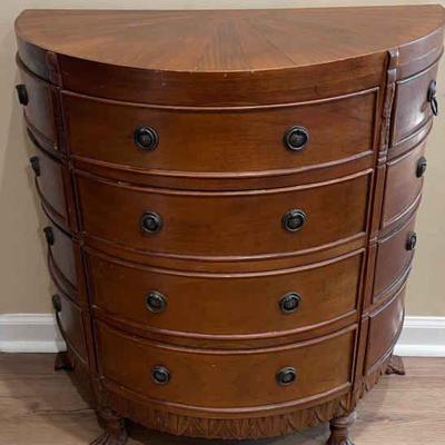 Lot 046-K: Antique Demilune Cabinet