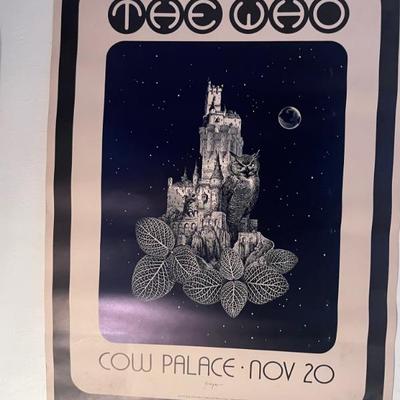 VINTAGE WHO BAND POSTER