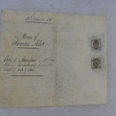 Antique 1816 Manuscript Surrender of Property Indenture - 18" x 15½" 