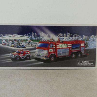 2005 Hess Die-Cast Collectible "Hess Emergency Truck with Rescue Vehicle"  - In Box