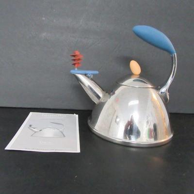 Alessi Michael Graves Stainless-Steel Tea Kettle #9093
