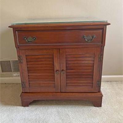 Vintage Cherry Permacraft Record Cabinet.jpg