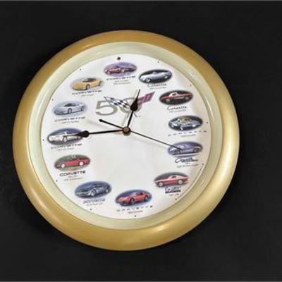 50th Anniversary Corvette Wall Clock.jpg