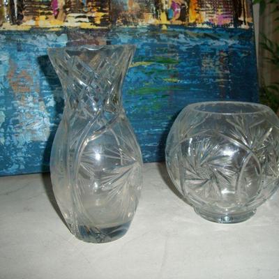 Cut Glass Vases