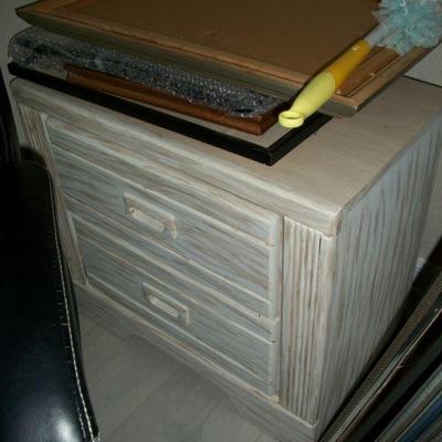 2nd Blond Wood 2 Drawer Nightstand