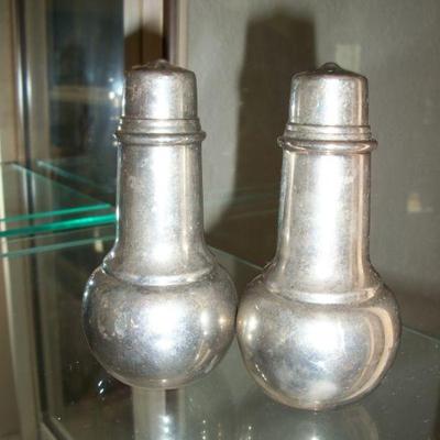 Pair of Silver plate Salt and Pepper set