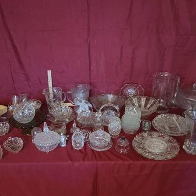 Crystal and Glass Serving Dishware - Bowls, Trays, Cake Stands, Pitchers, and Sconces