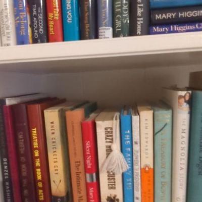Hardback books, Mary Higgins Clark Books, Bibles, Cookbooks, Best Sellers