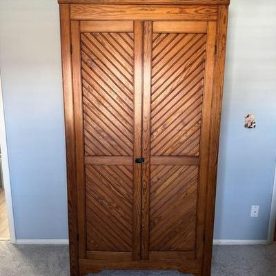 Wood Armoire