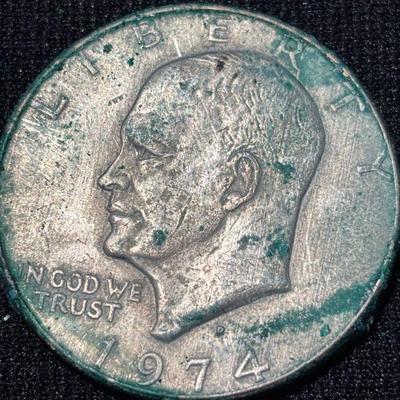 1974 Eisenhower Dollar.