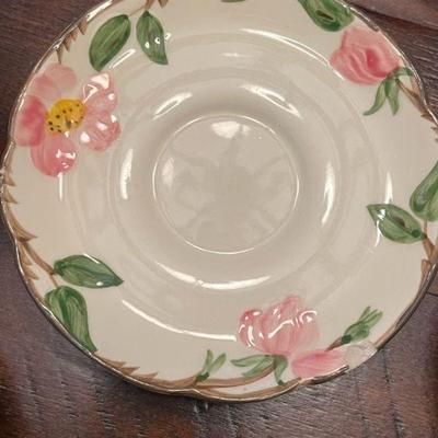 Franciscan Desert Rose Dish Set With Serving Platters, Bowls, Gravy Boat, Butter Dishes, Tea Service
