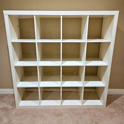 Wooden Storage Cubicles - One Solid Piece with Sixteen spots
