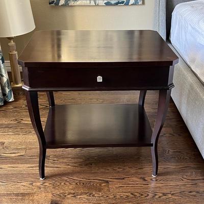 Transitional Occasional Table/Nightstand by Designer Suzanne Kasler for Hickory Chair - 30"w x24"dx28"h