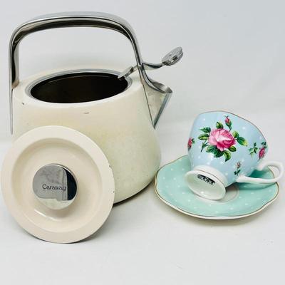  Caraway Cream Stovetop Whistling Tea Kettle