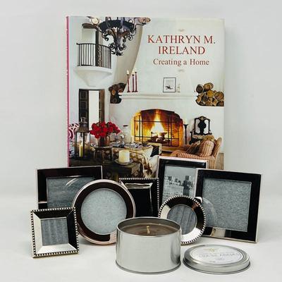  'Creating a Home' by Kathryn M. Ireland Book, Mini Pottery Barn & Restoration Hardware Photo Frames & Candle