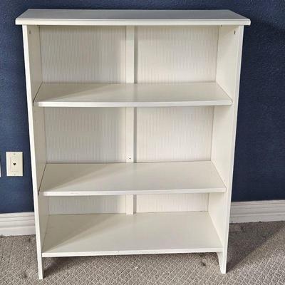  Sturdy White Wooden Book Shelves,