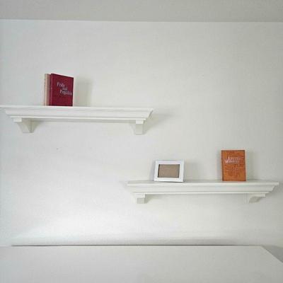 Lot of Two Floating Shelves Plus 3x4 Photo Frame
