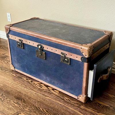 Restoration Hardware Trunk with Drawers on each end