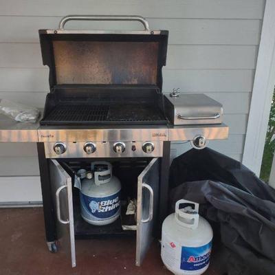 Char-Broil Grill With Accessories + Propane