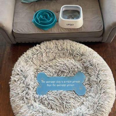 Dog Bed and Accessories