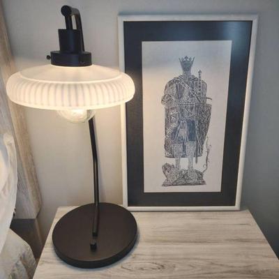 Lamp and Art Work