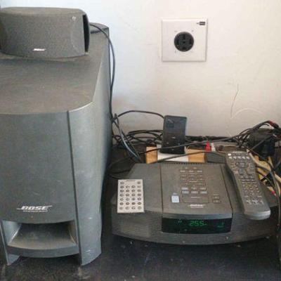 Bose Wave Radio/CD With Remotes And Extras